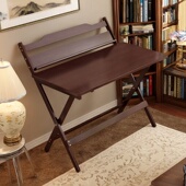 可折叠升降桌家用学习桌写字台简约办公笔记本楠竹电脑桌儿童书桌