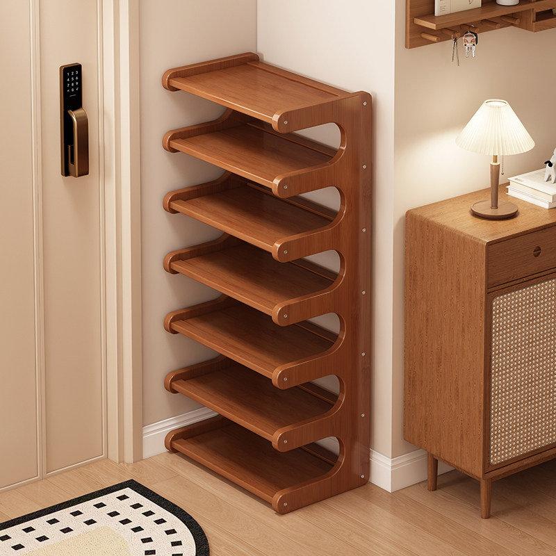 简易小窄鞋架子家用门口多层入户门室内好看宿舍小型鞋柜出租房用
