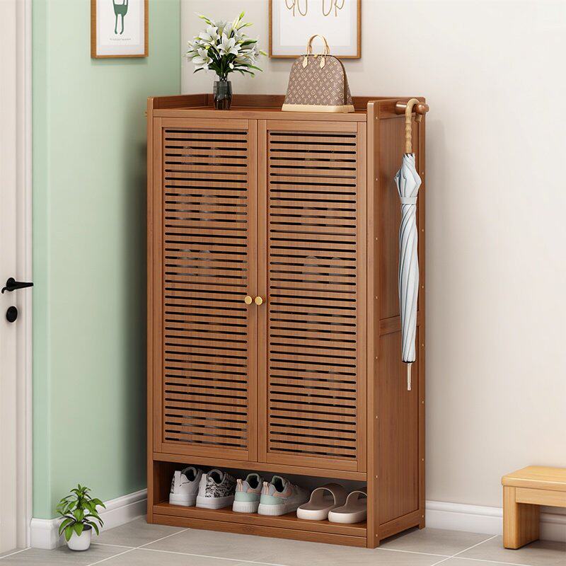 鞋柜家用门口入户玄关双门百叶透气防异味多层大容量2026新款鞋架