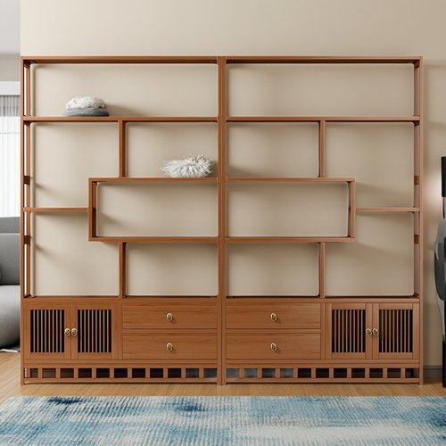 博古架中式茶柜多功能摆件多宝阁