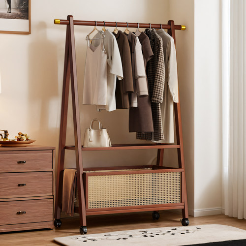 衣帽架落地卧室家用挂衣架