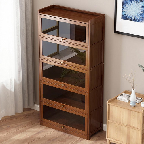 书架落地置物架家用简易书柜