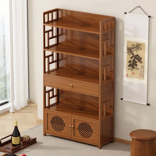 新中式博古架家用茶叶展示柜