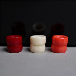 12mm藏式料器配饰散珠圈子隔珠跑环吊坠挂件挂环宏色料器配珠隔片