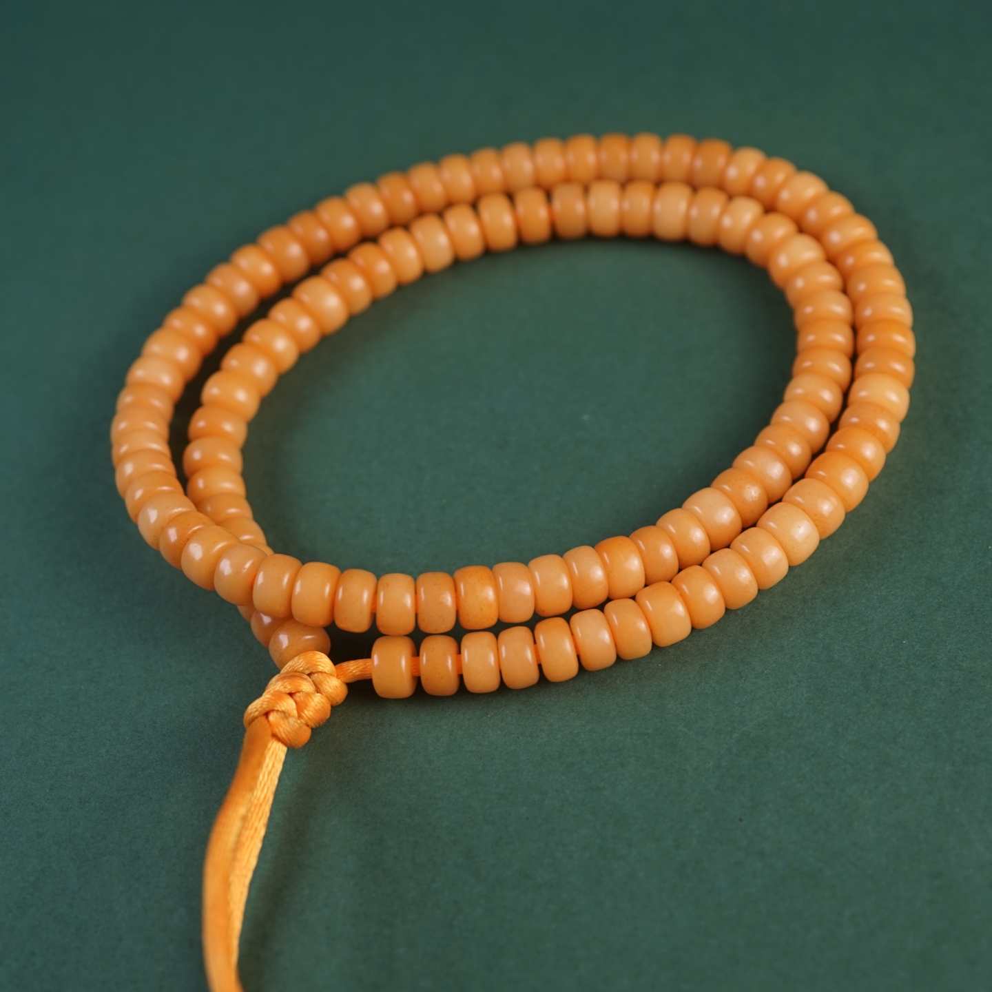 8mm老型藏式天然牦牛骨佛珠108颗文玩念珠手串脖挂骨串骨珠骨玩