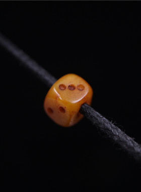6mm小尺寸色子配珠文玩弟子珠隔