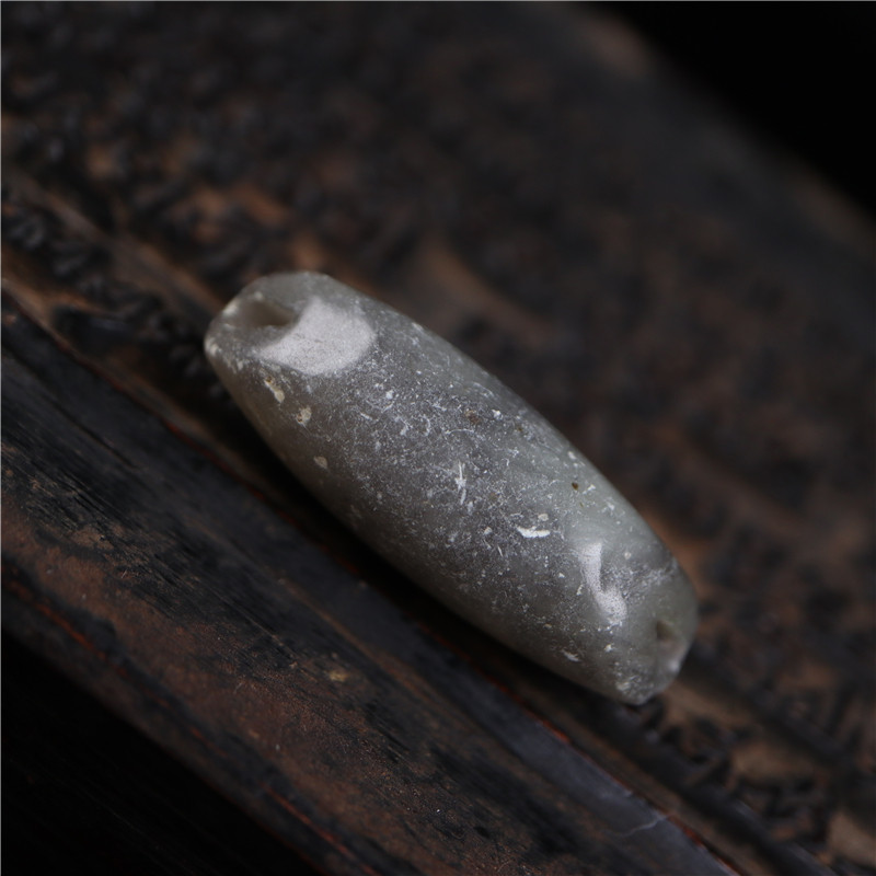 精品爆老西藏老地方玉勒子配珠diy锁骨链项坠佛珠配饰顶珠钥匙孔