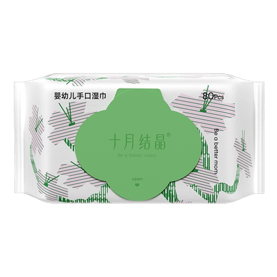 十月结晶加厚大包装湿纸巾