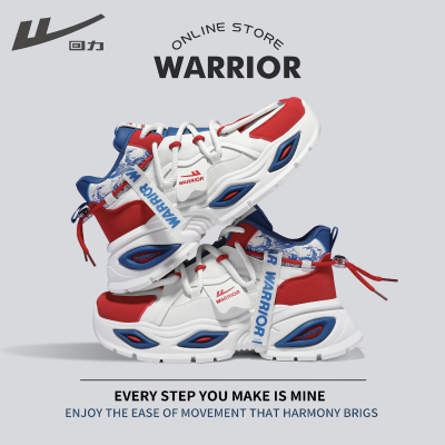 回力男鞋秋冬老爹鞋厚底增高男士