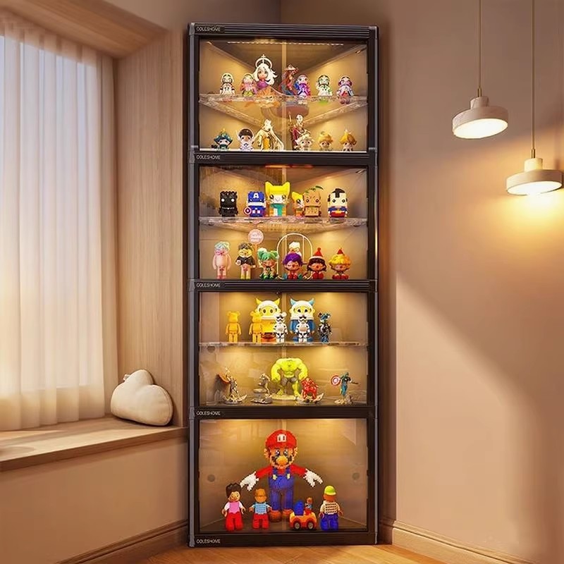 直角90度●手办展示柜●层板可拆