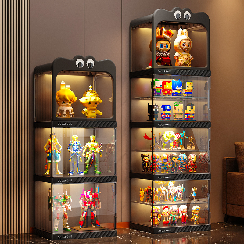 卡通手办柜●可分层●高清透展示