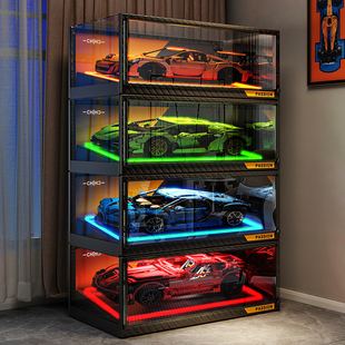 乐高保时捷911展示盒适用法拉利兰博基尼布加迪跑车架赛车展示柜