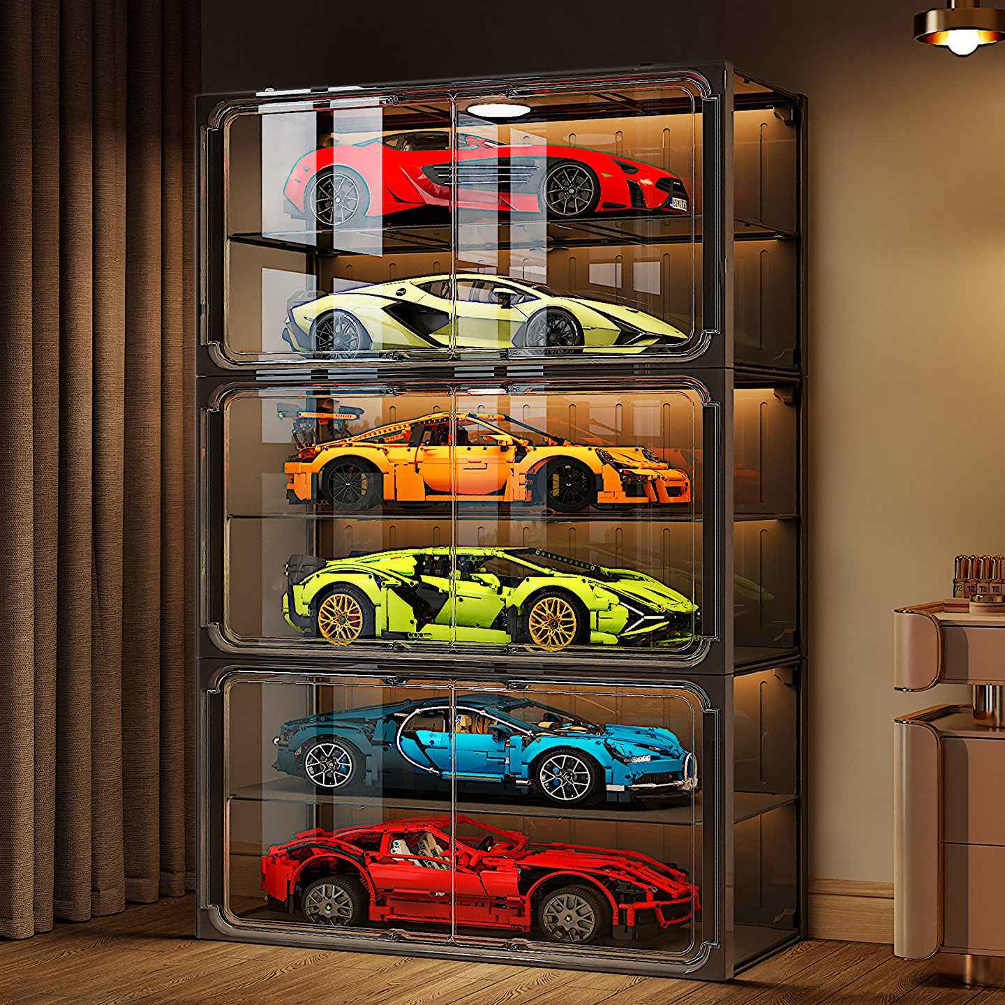 蔻丝乐高赛车模型合金车模型展示图片