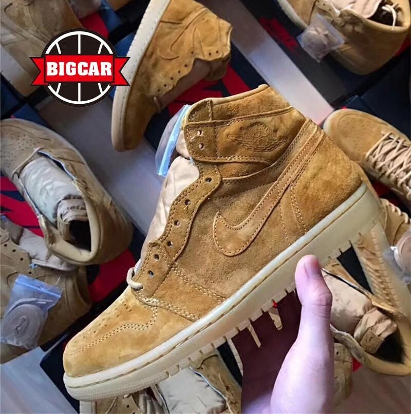 Shihuo recommended Air Jordan 1 Retro High OG AJ1 Wheat Chamois 555088-710in the Sports shoes new , Basketball shoes  category - from Buy2taobao.com to provide professional Taobao agent buy service