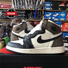 AIR JORDAN 1 AJ1乔一 黑摩卡 小闪电 黑蓝 575441-105 311 007