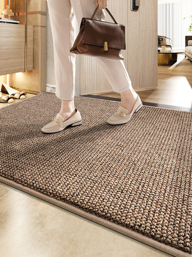 简约高级感入户地垫防滑可定制户外入门地毯门口进门家用玄关脚垫