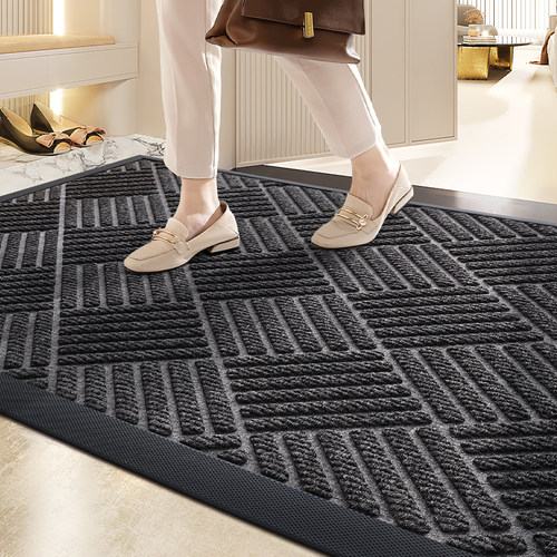 入户地垫门垫门口家用耐脏防滑进门加厚脚垫豪宅酒店门外玄关地毯