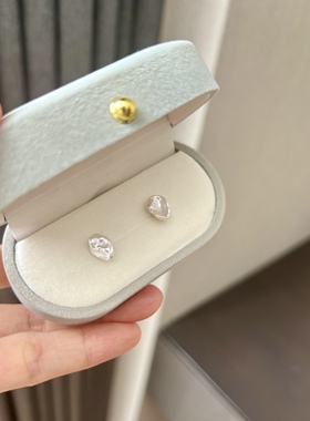 极光巴洛克珍珠碎银子耳钉 S925银针 精致简约新年百搭