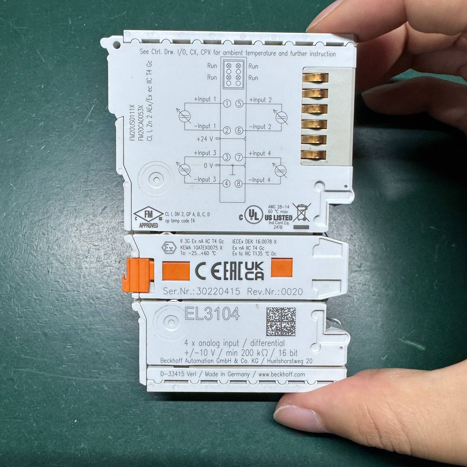 议价-倍福模块EL3104