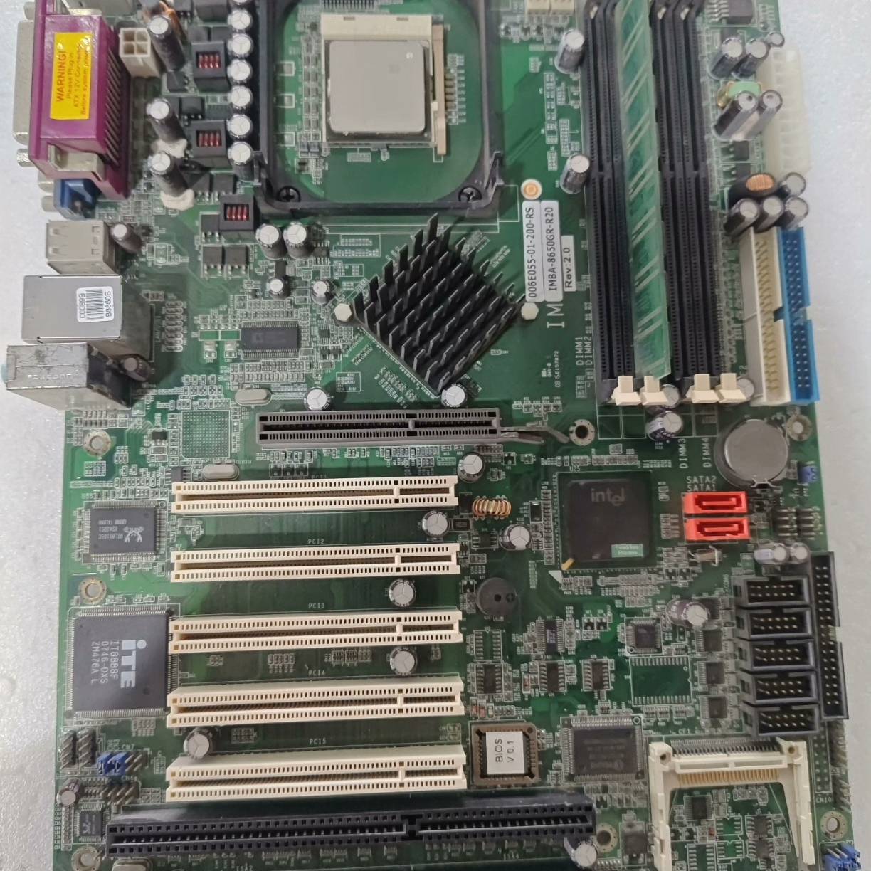 议价-威达工控机主板 IMBA-8650GR-R20 Rev.2.