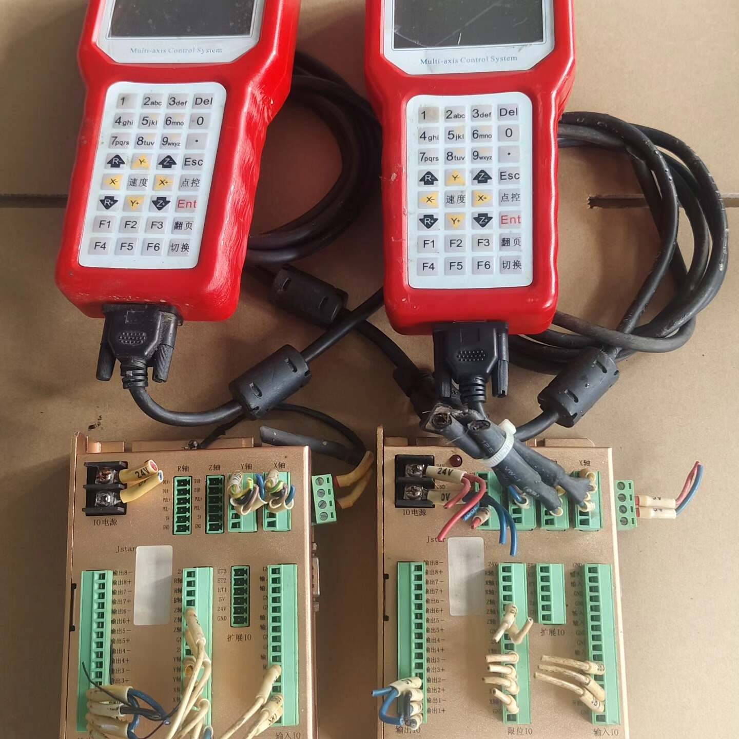 议价-拆机JD2100多轴点胶控制系统+手柄一套 控