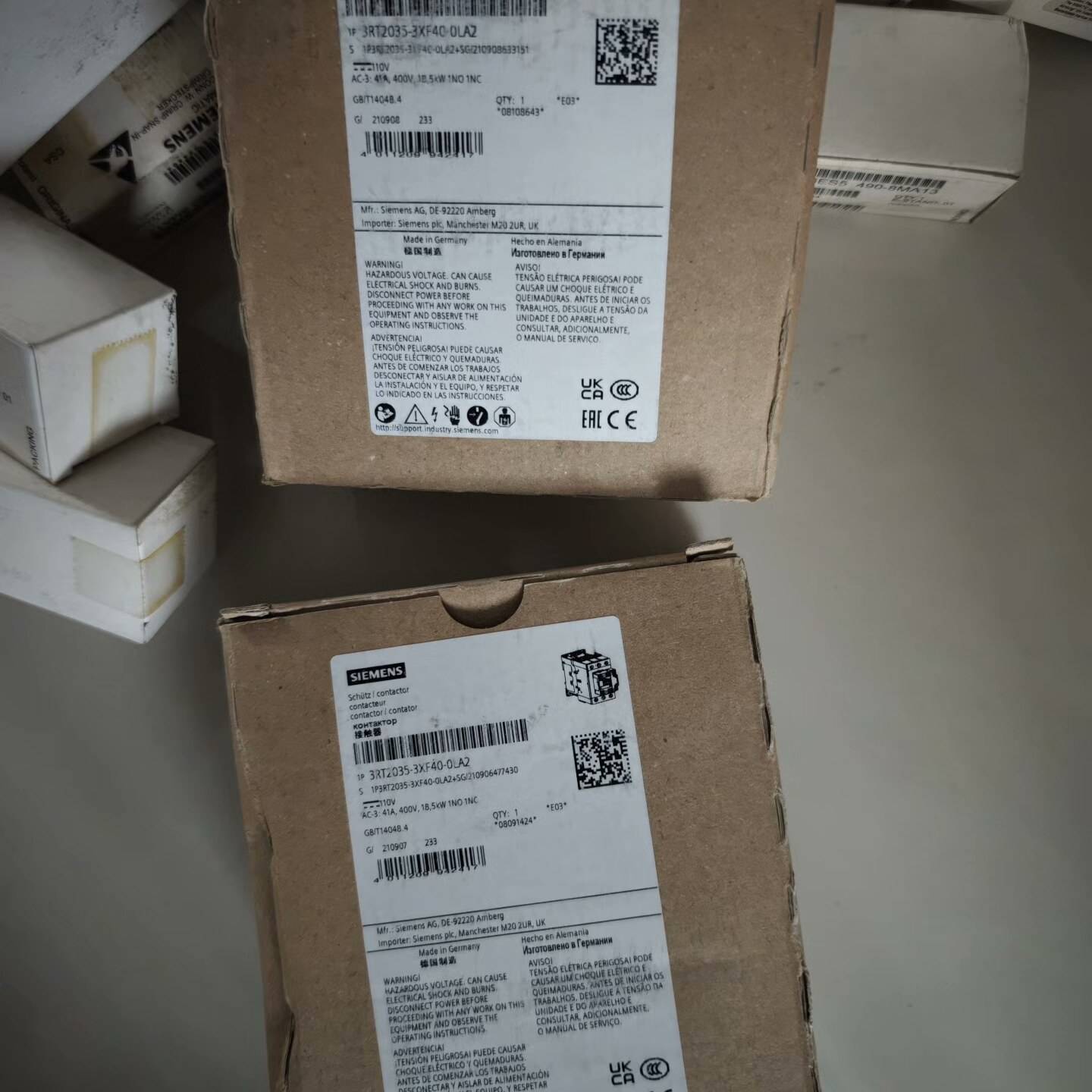 议价-3RT2035-3XF40-0LA2全新原装西门子接触器