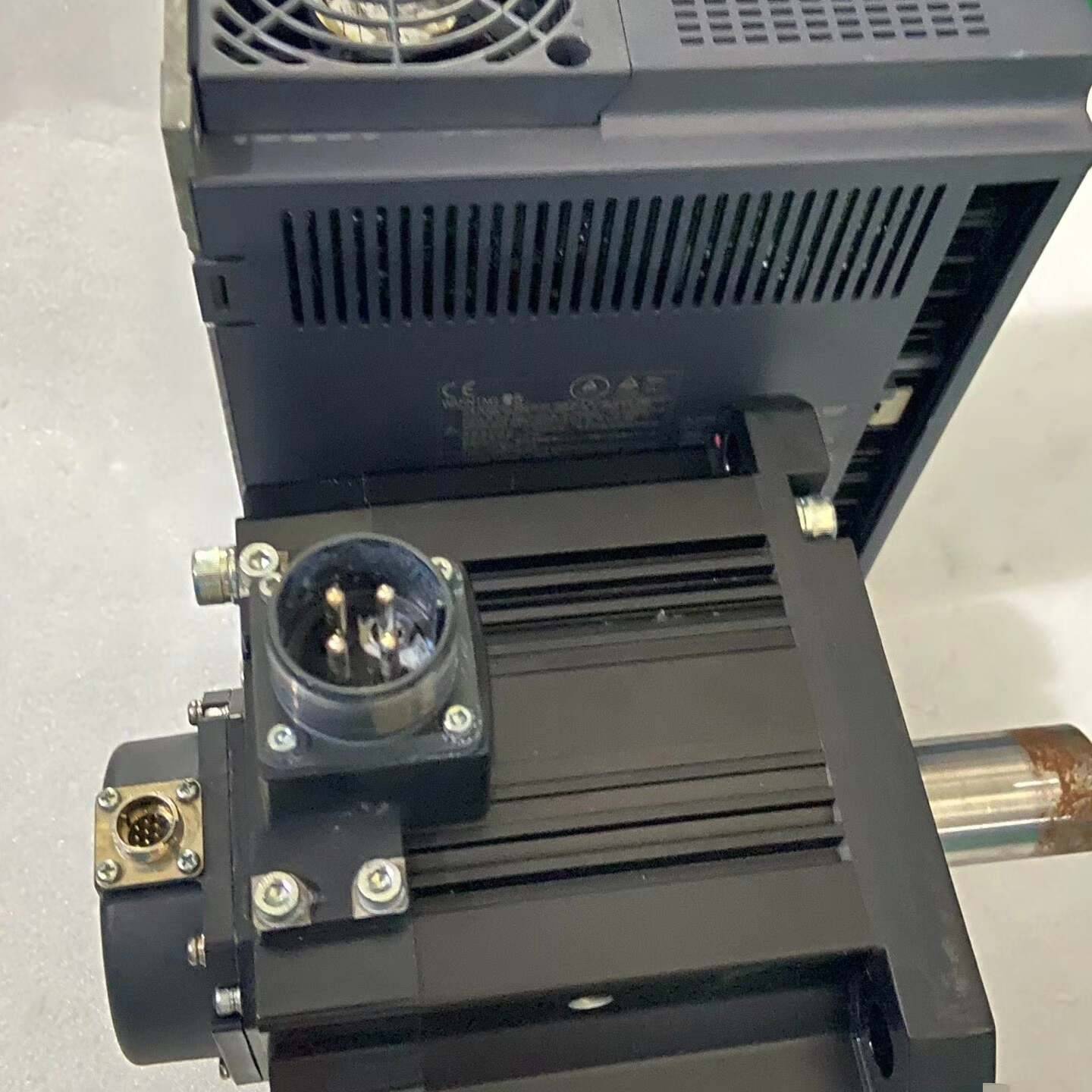 议价-三菱伺服驱动器MR-J4-500B，配套电机HG-SR50