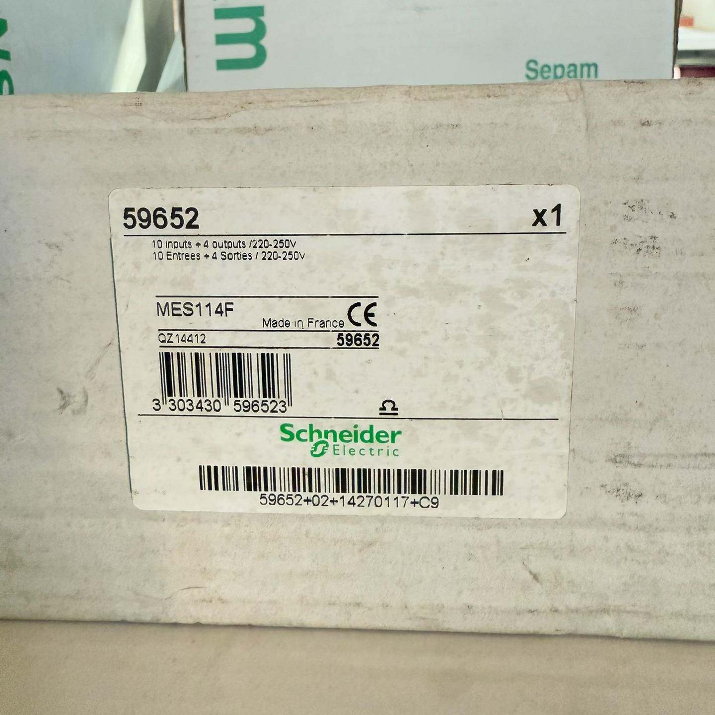 议价-施耐德 Sepam MES114F输入输出模块，型号596