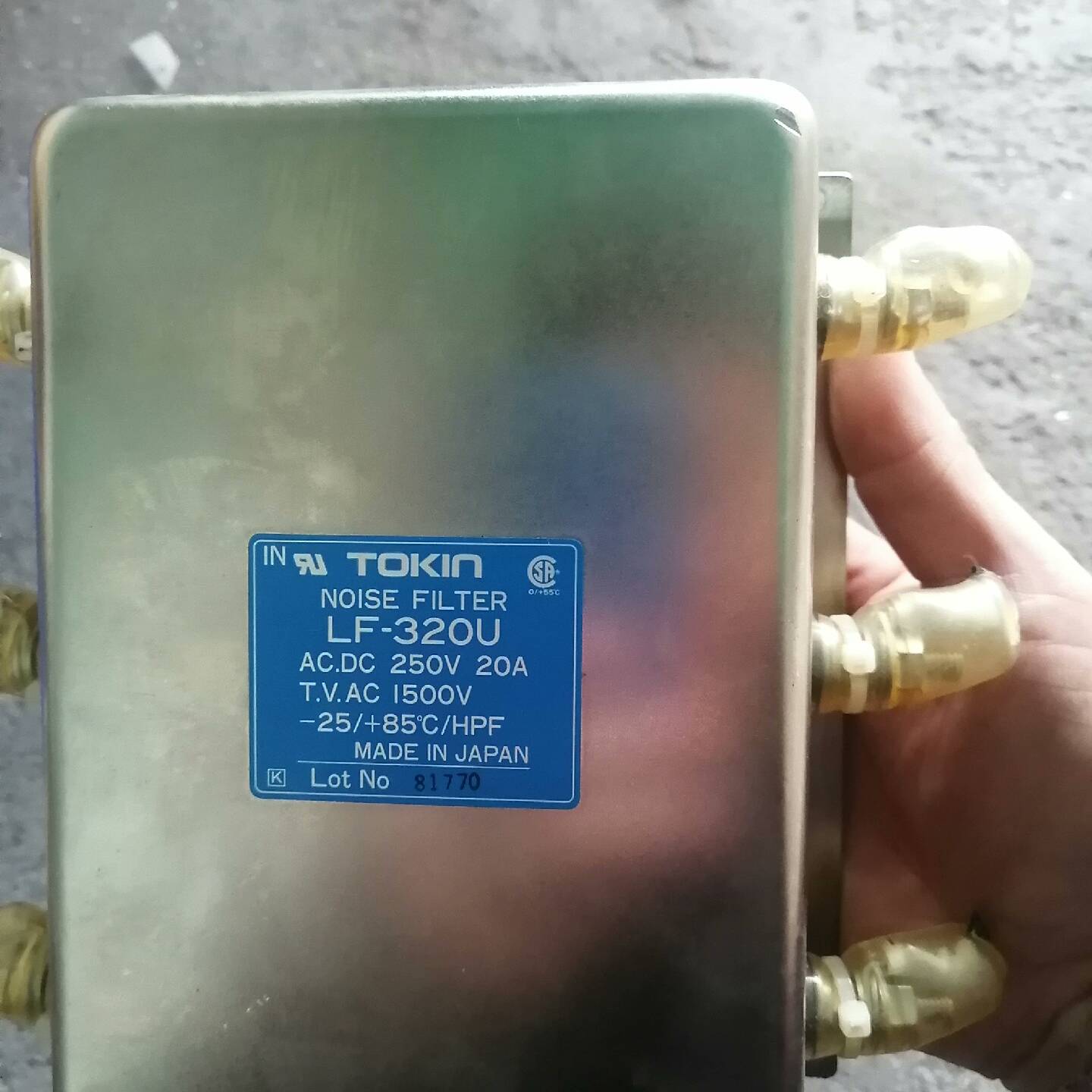 议价-TOKIN日本原装拆机TOKIN三相电源滤波器LF-3