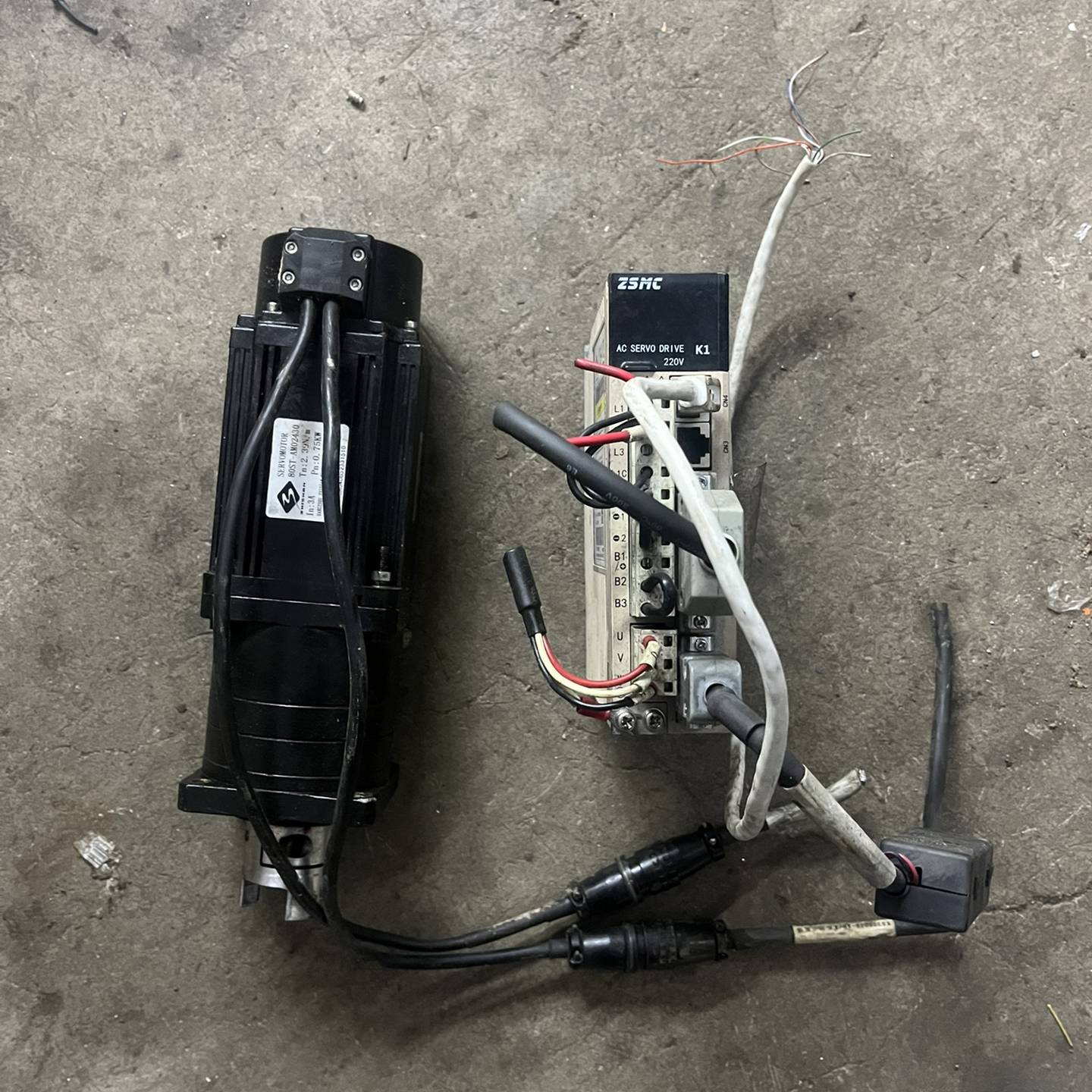 议价-之山750W 绝对值伺服一套 ZSD-K1AS08AB加80