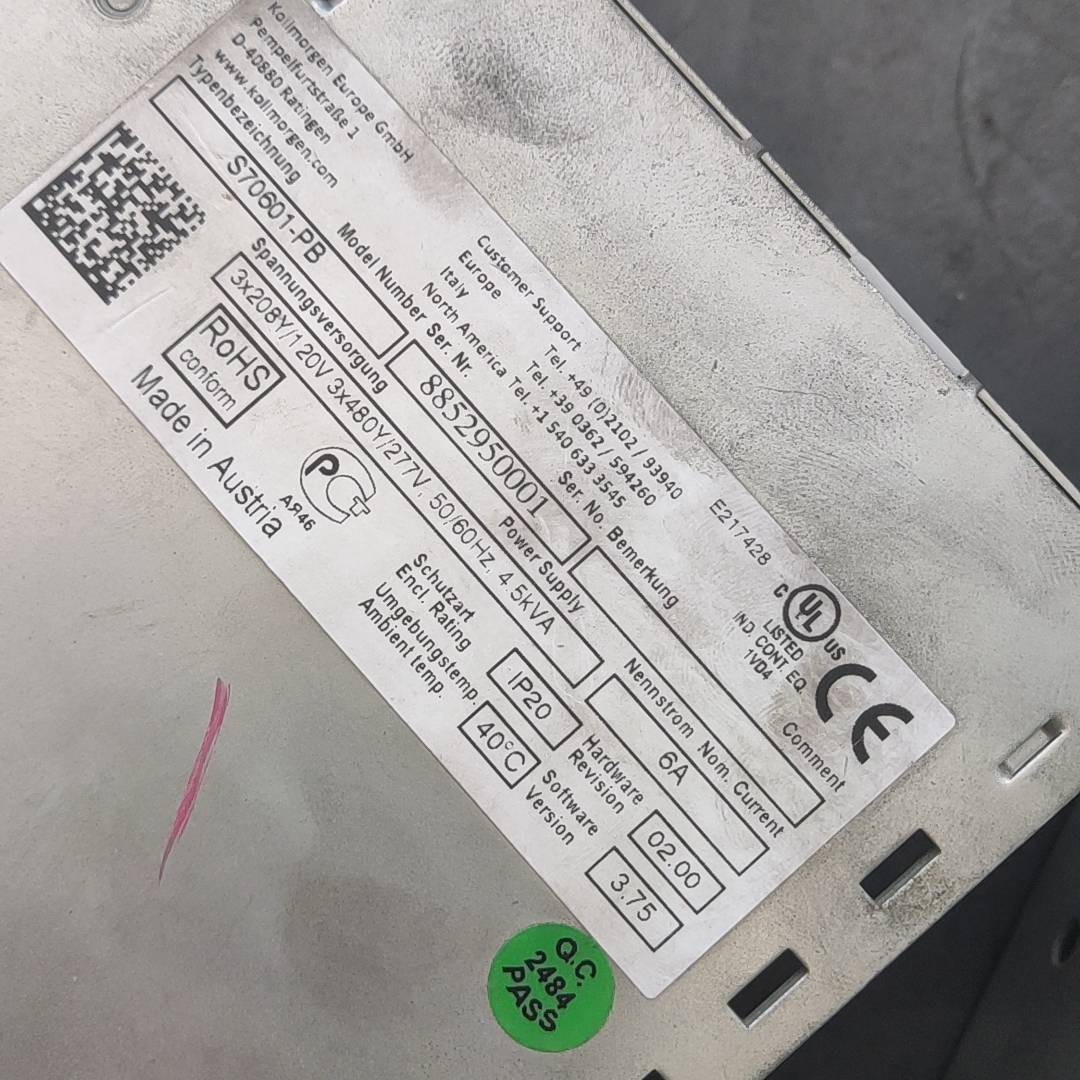 议价-议价S70601-PB科尔摩根S700伺服控制器，S706