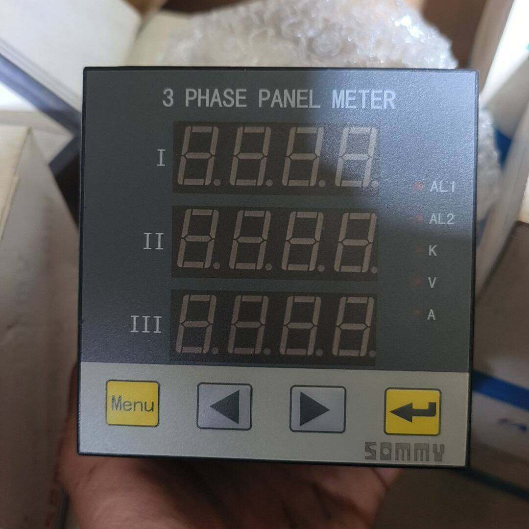 议价-全新SOMMY 中大松美ES9-A30V450三相面板式仪