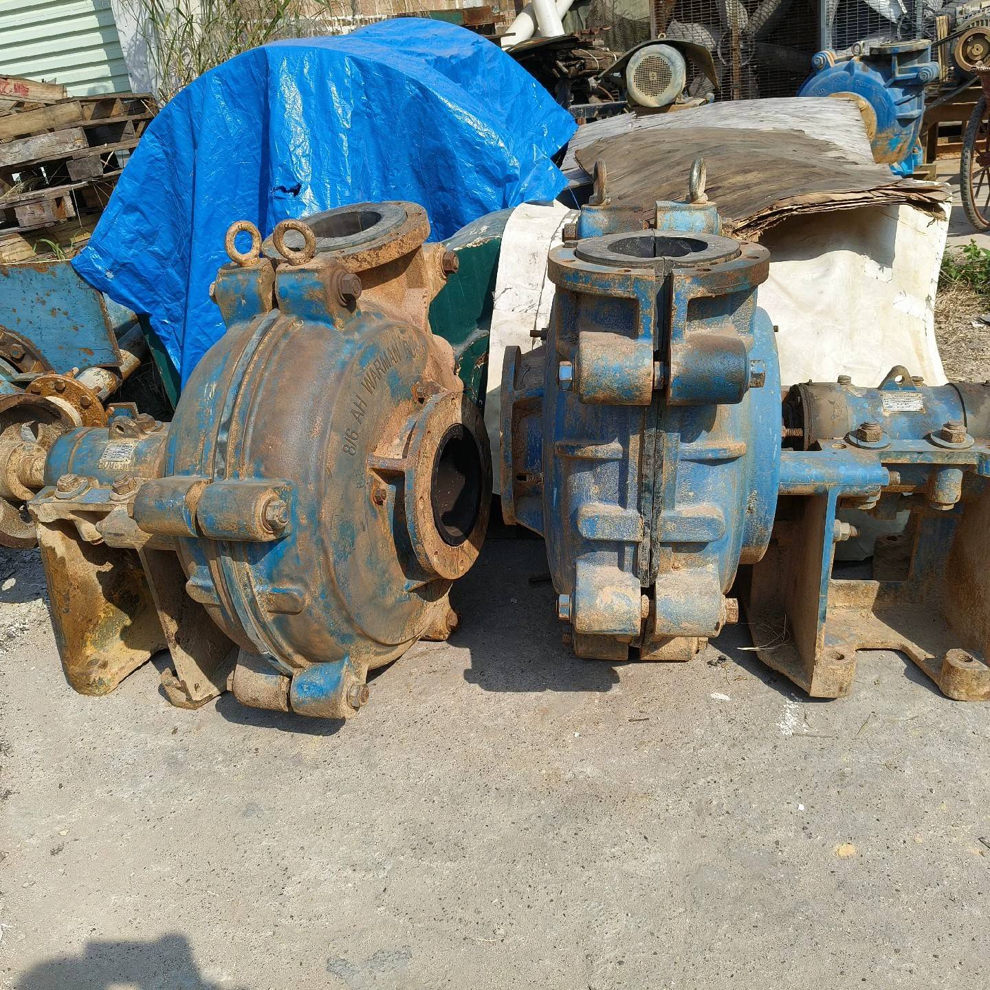 议价-两台8/6AH渣浆泵，过流件是橡胶材质，合
