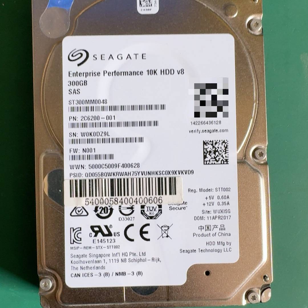 议价-希捷 ST300MM0048 300G 10K  2.5寸S