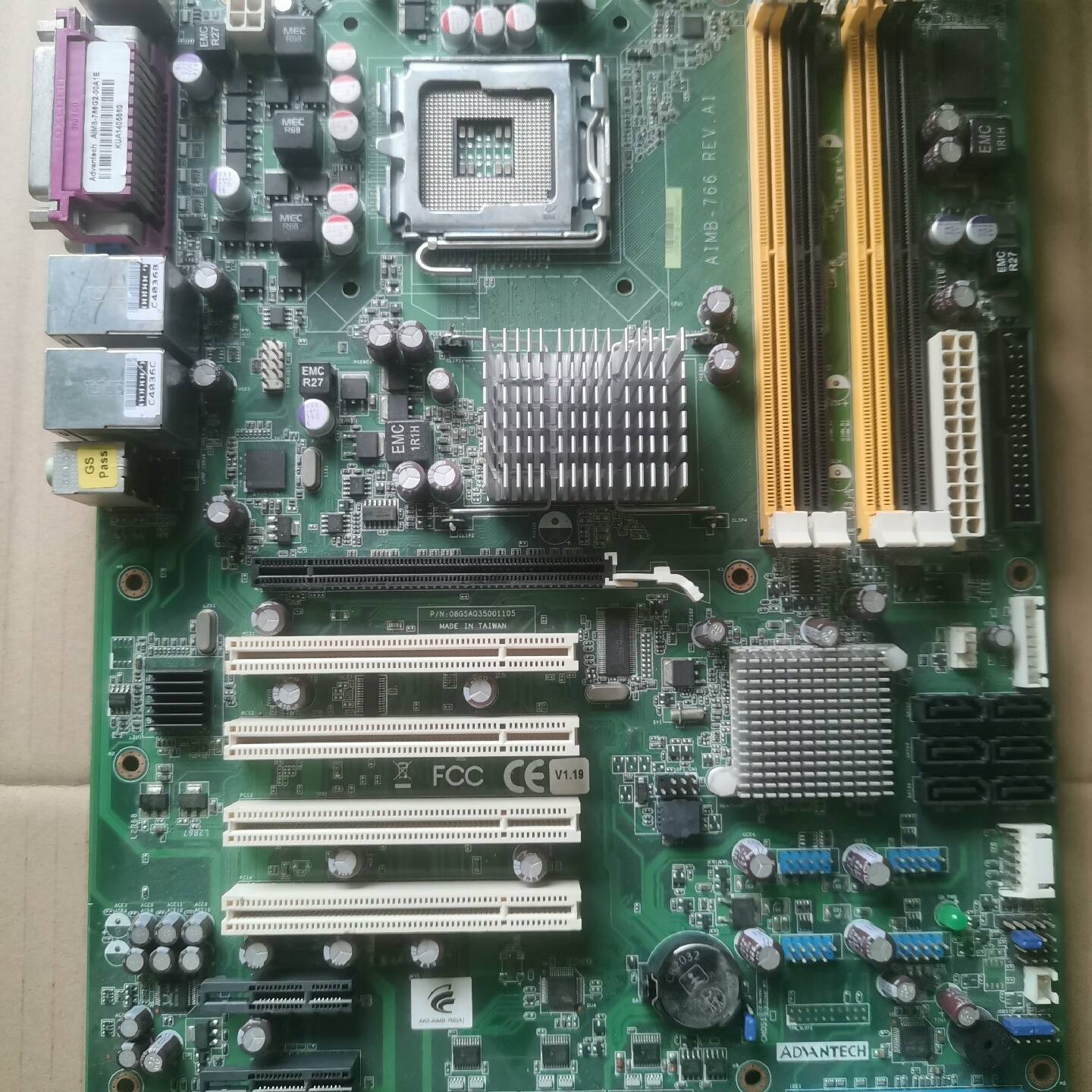 议价-研华AIMB-766G2/00A1E REV.A1工控主板，