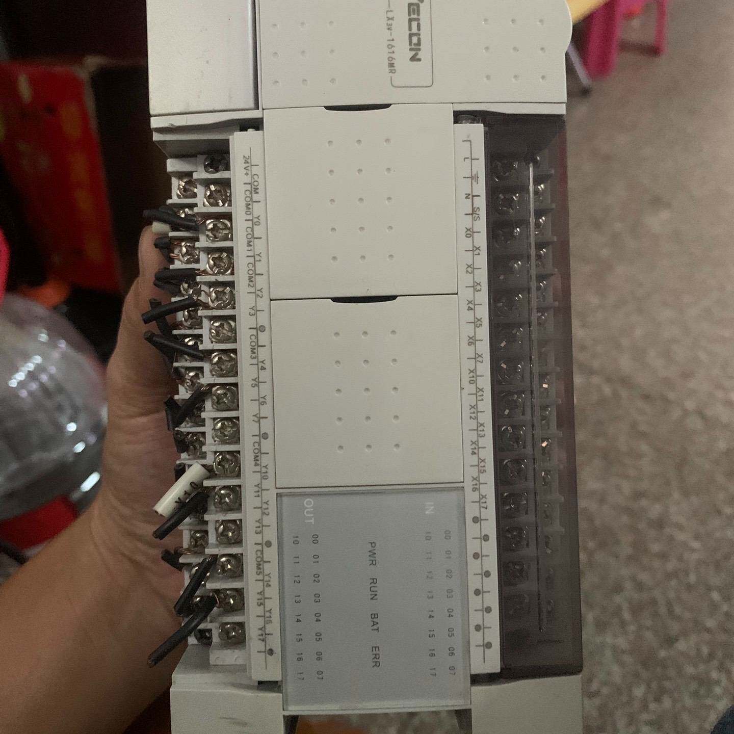 议价-维控PLC-LX3V-1616MR-A 拆机件一个 成色如图
