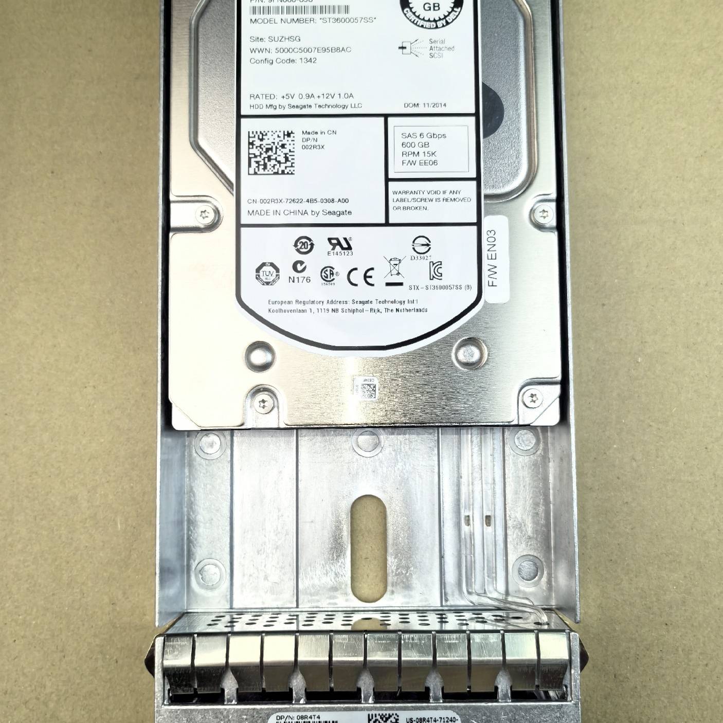 议价-DELL 002R3X 02R3X 600G 15K SAS