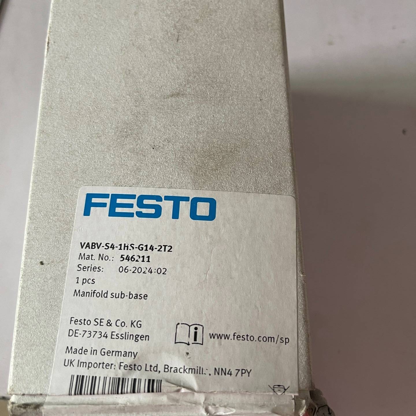 议价-费斯托FESTO VABV-S4-1HS-G14-2T2