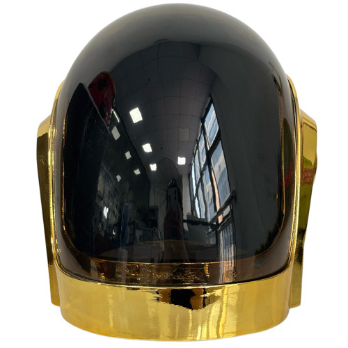 Daft Punk金色头盔树脂玻璃钢材质可戴收藏影视道具专用