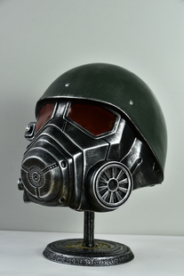 DMRD殿阁假毛新款上市现货仿真优质短发辐射4动力装甲游骑兵头盔