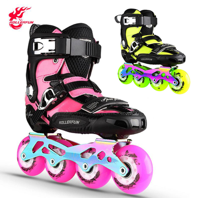 旋风rollerfun碳纤平花式溜冰鞋