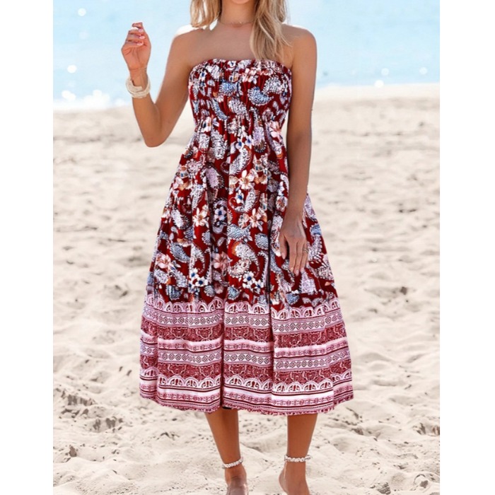 大量欧美外贸时尚舒适新品潮流女装现货新款夏装两穿连衣裙