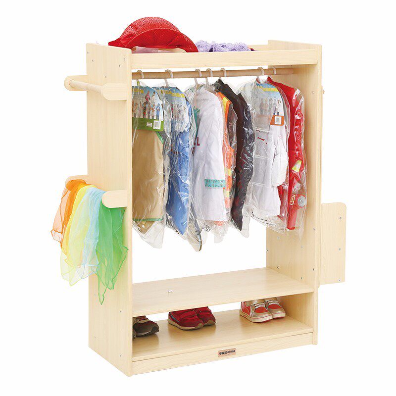 挪葳森林新巧装多功能变装柜中空三层柜幼儿园儿童变装立式4格柜