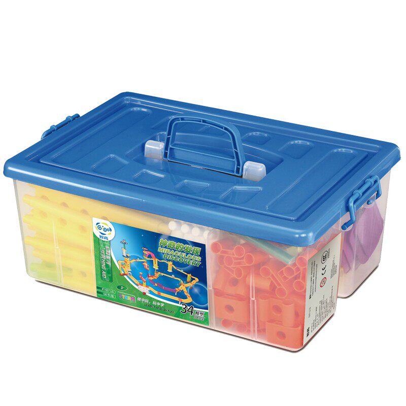 智高gigo幼教儿童创意拼搭玩具球体追踪轨道积木-神奇的发现1607