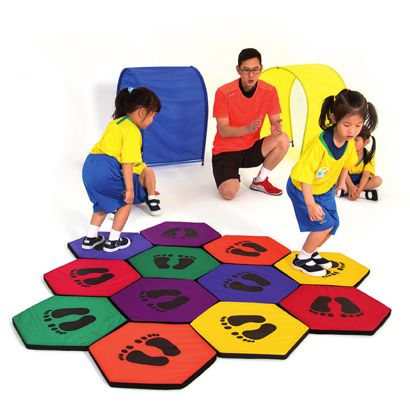 脚丫跳跳垫 Isport幼儿早教园体育活动垫3岁儿童运动感统平衡训练