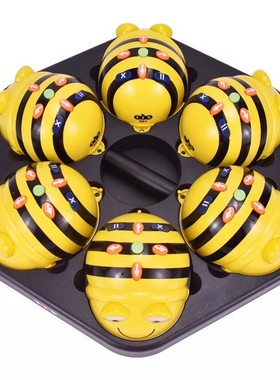 科学STEM编程地板机器人bee-bot无线遥控蓝牙机器小蜜蜂瓢虫甲虫