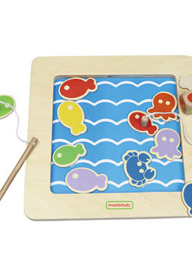 Masterkidz 贝思德钓鱼游戏板幼儿早教儿童桌面益智磁性钓鱼玩具