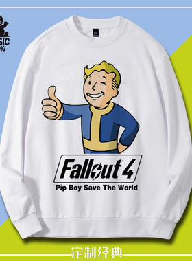 辐射4fallout单机游戏哔哔小子pipboy卫衣套头上衣男女运动春秋冬