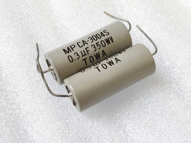 日本TOWA 蜡浸 音频铜脚 350V 0.3UF 无极耦合电容 发烧电容