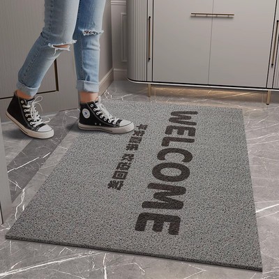 现代简约入户门地垫可裁剪进门门口脚垫轻奢高级感玄关丝圈防滑垫